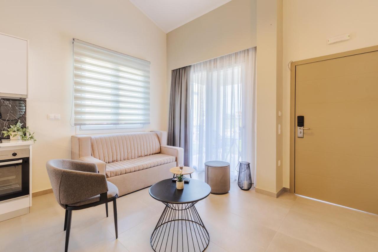 Bianco Mare Studios-Apartments Kalyves Polygyrou Exteriör bild