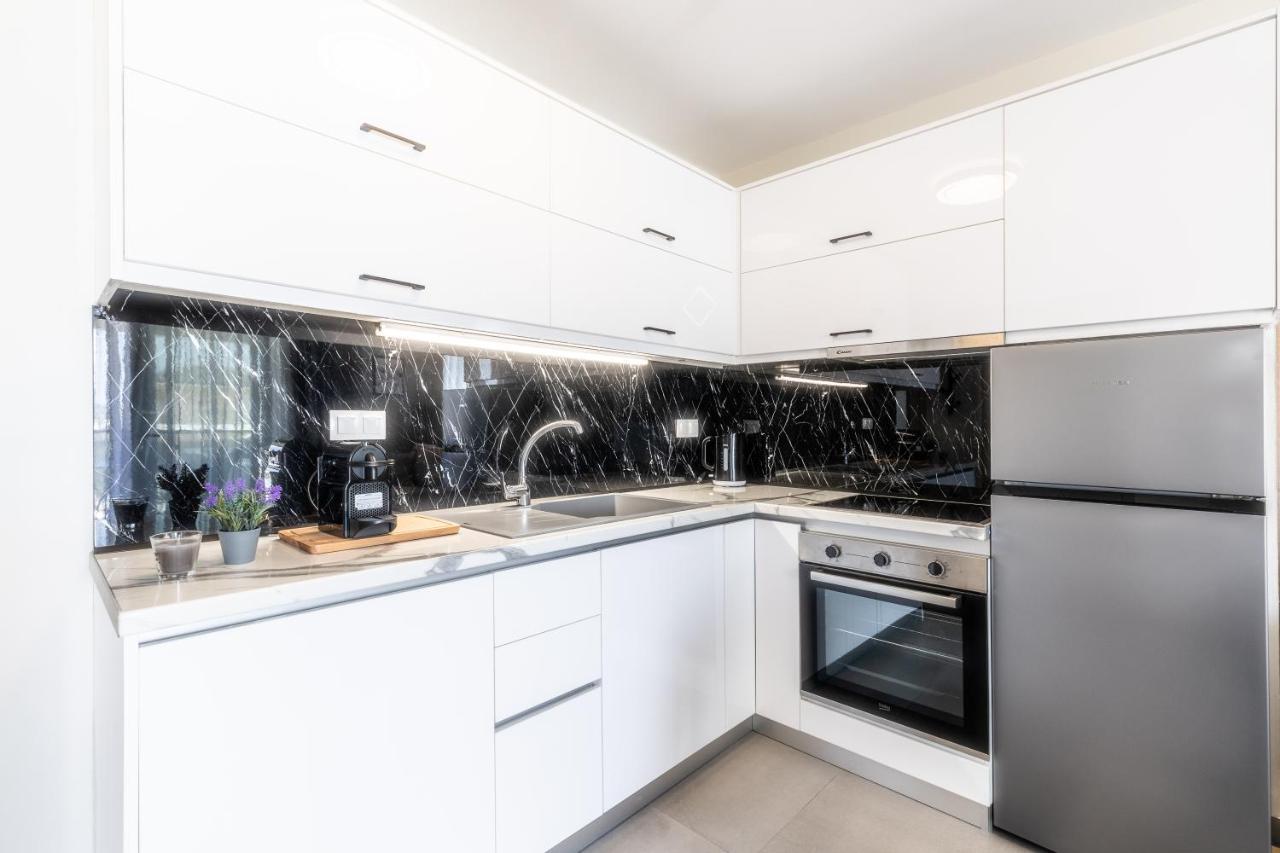 Bianco Mare Studios-Apartments Kalyves Polygyrou Exteriör bild