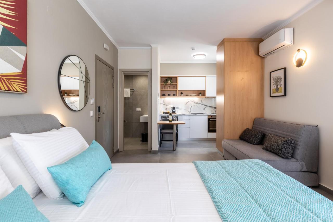 Bianco Mare Studios-Apartments Kalyves Polygyrou Exteriör bild